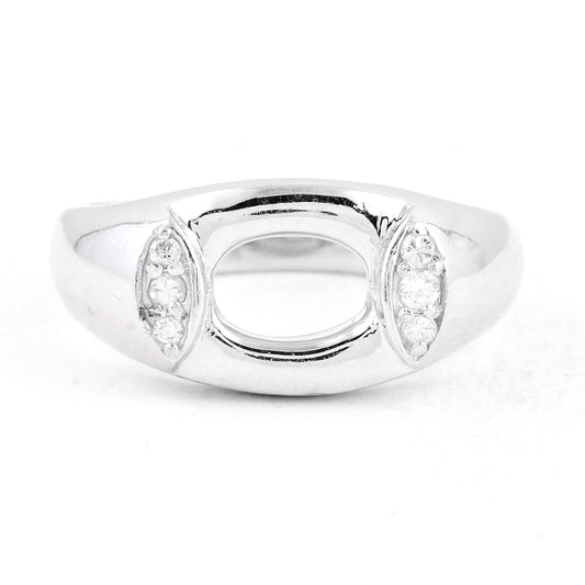 0.89 Ct Cubic Zirconia 925 Sterling Silver Ring