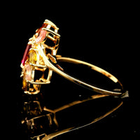 1.97 Ct Octagon Tourmaline 14K Gold Ring