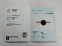 1.29 Ct Round Mixed Cut Natural Sapphire 14K Gold Ring