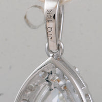 2.46 Carats Lab Grown Diamond 14K Gold Pendant