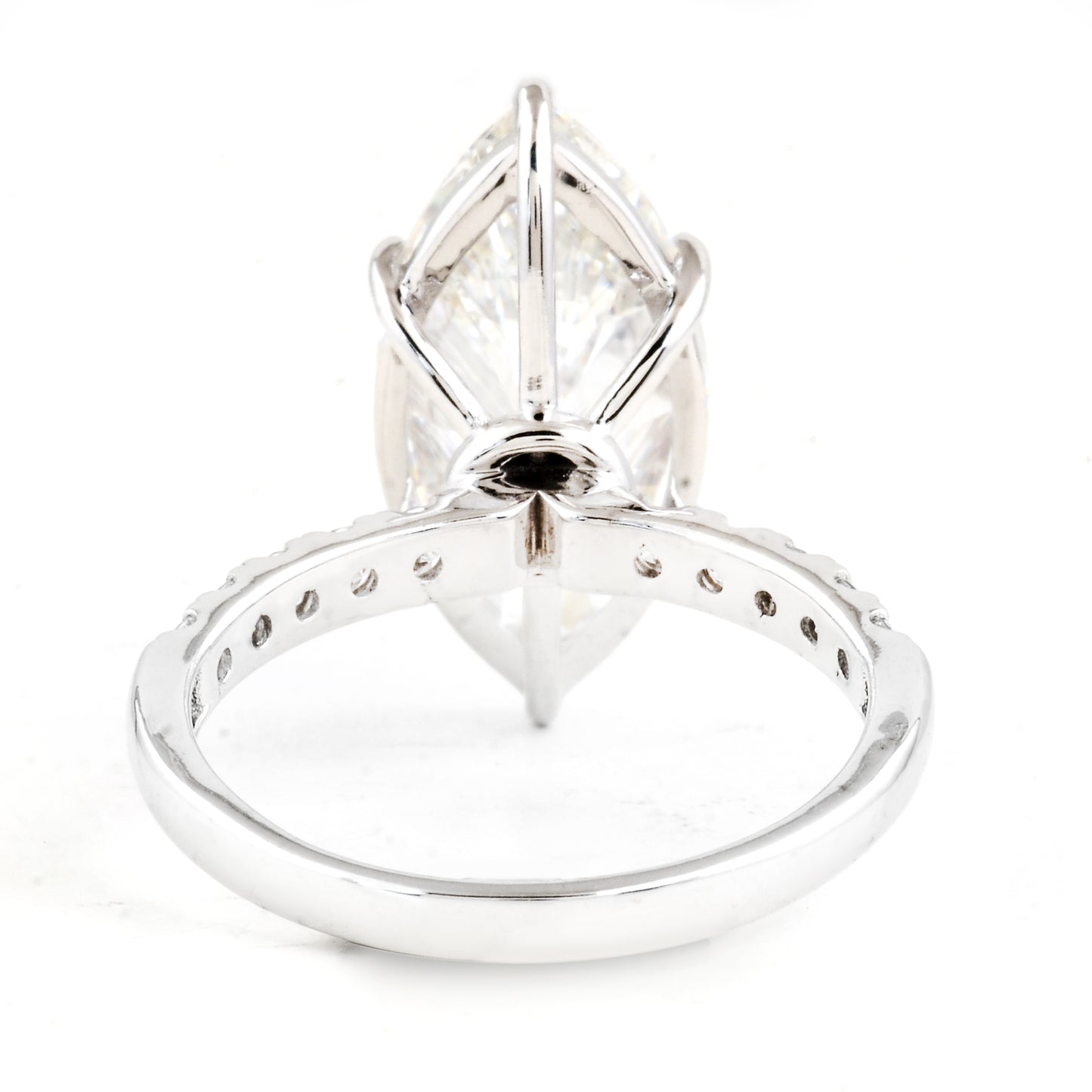 5.42 Carats Lab Grown Diamond 14K Gold Ring