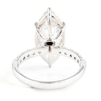 5.42 Carats Lab Grown Diamond 14K Gold Ring