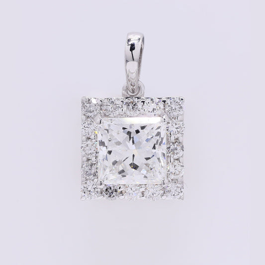 2.36 Carats Lab Grown Diamond 14K Gold Pendant