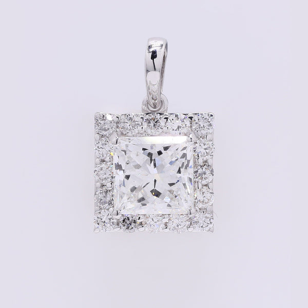 2.36 Carats Lab Grown Diamond 14K Gold Pendant