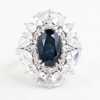 8.02 Carats Sapphire 14K Gold Ring
