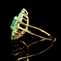 2.68 Ct Oval Emerald 14K Gold Ring