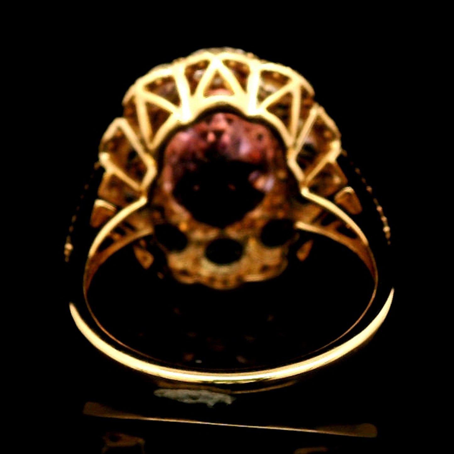 9.93 Ct Oval Kunzite 14K Gold Ring