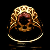 9.93 Ct Oval Kunzite 14K Gold Ring