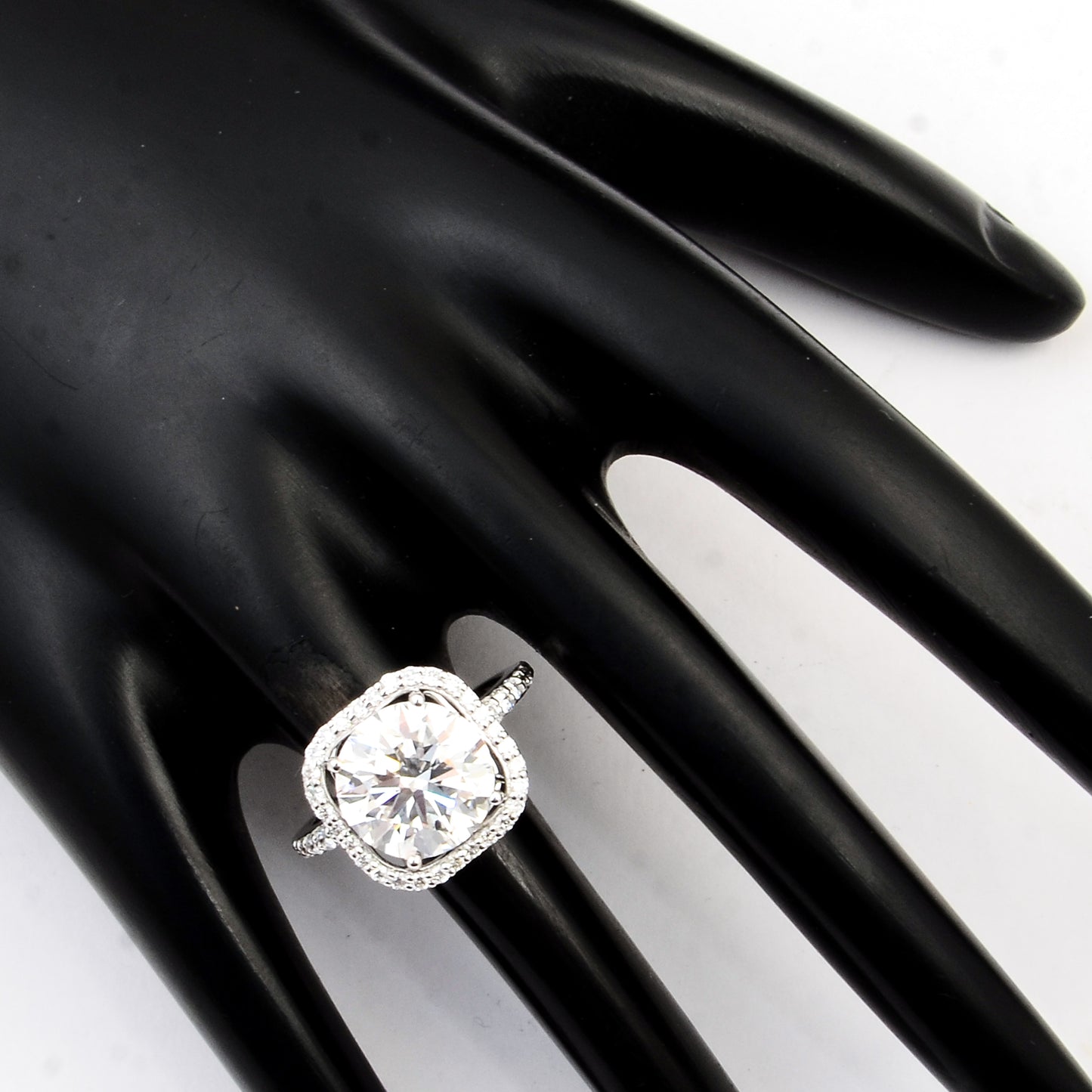 5.23 Carats Lab Grown Diamond 14K Gold Ring