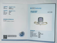 2.77 Ct Cushion Natural Spinel 14K Gold Ring
