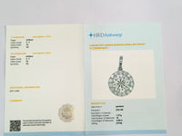 2.08 Carats Lab Grown Diamond 14K Gold Pendant