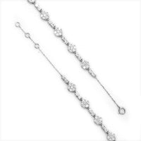 2.36 Carats Lab Grown Diamond 14K Gold Bracelet