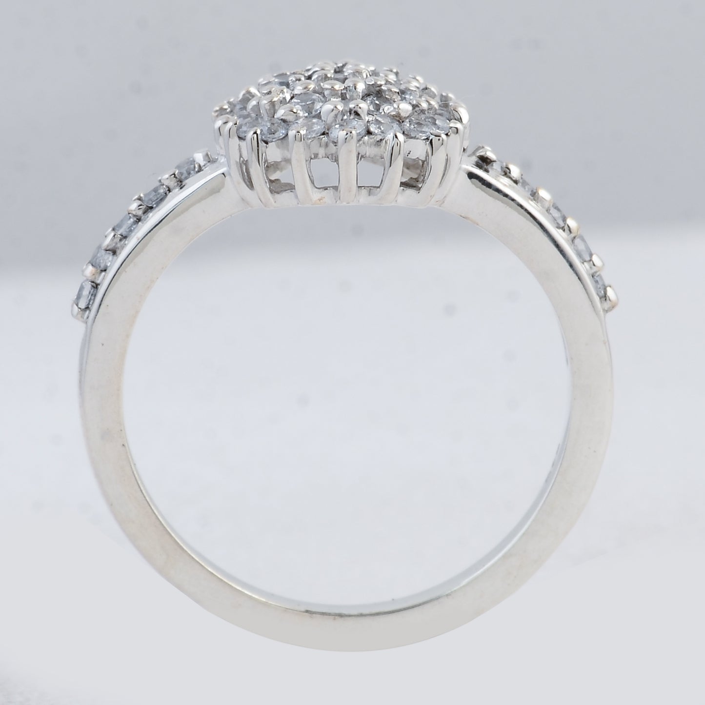 1.29 Ct Round Cubic Zirconia 925 Sterling Silver Ring