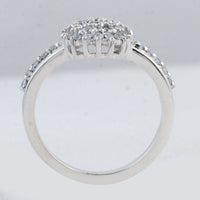 1.29 Ct Round Cubic Zirconia 925 Sterling Silver Ring
