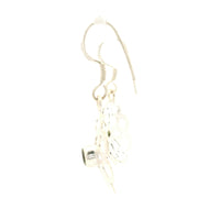2.84 Ct Peridot 925 Sterling Silver Earrings