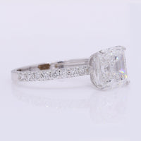 3.39 Carats Lab Grown Diamond 14K Gold Ring
