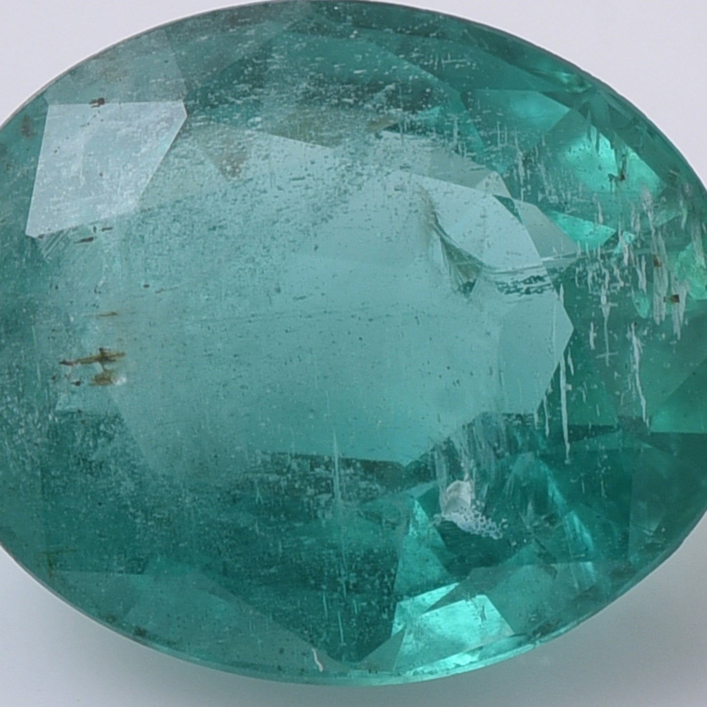 2.9 Natural Beryl Emerald Oval Mixed Cut Gemstone