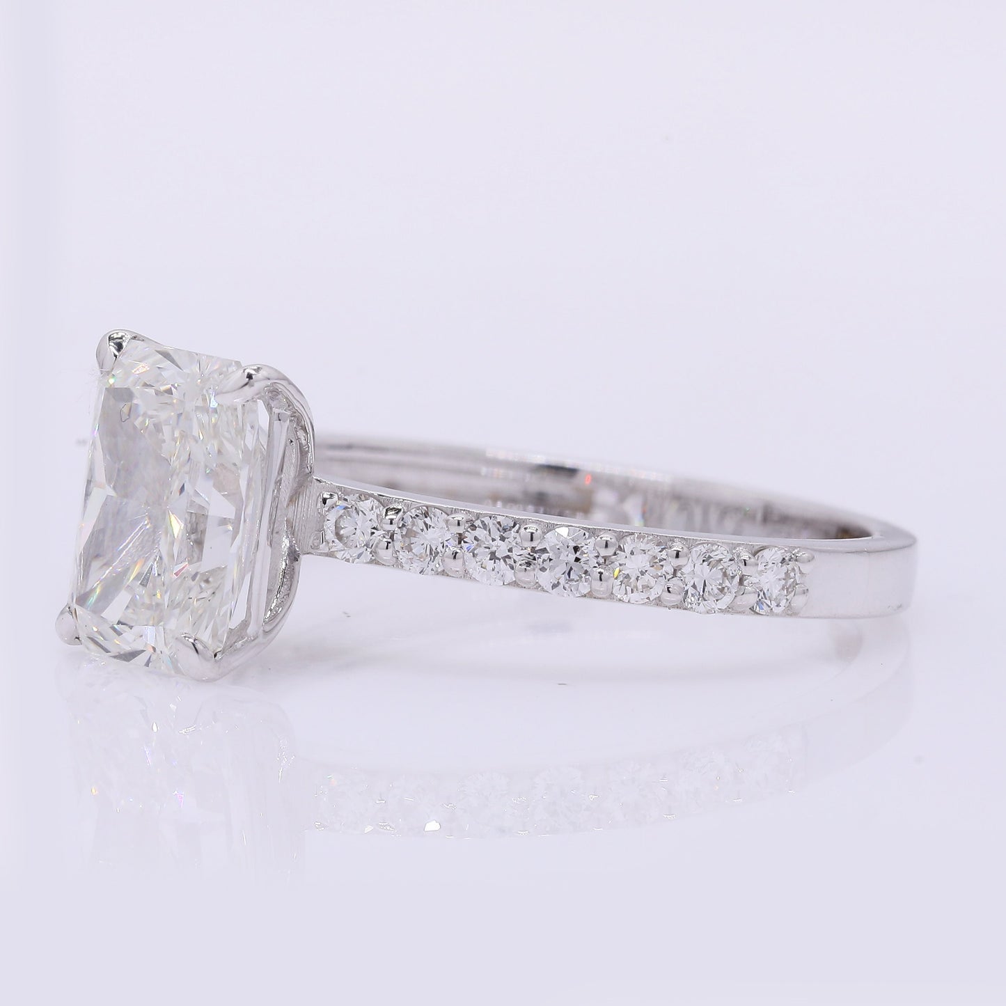 2.29 Carats Lab Grown Diamond 14K Gold Ring
