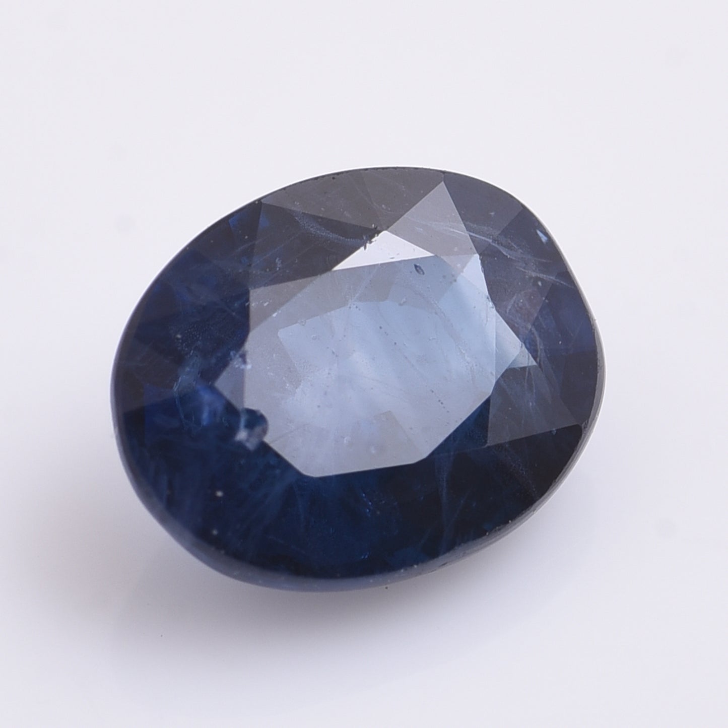 1.56 Natural Corundum Sapphire Oval Mixed Cut Gemstone