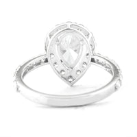 2.37 Carats Lab Grown Diamond 14K Gold Ring