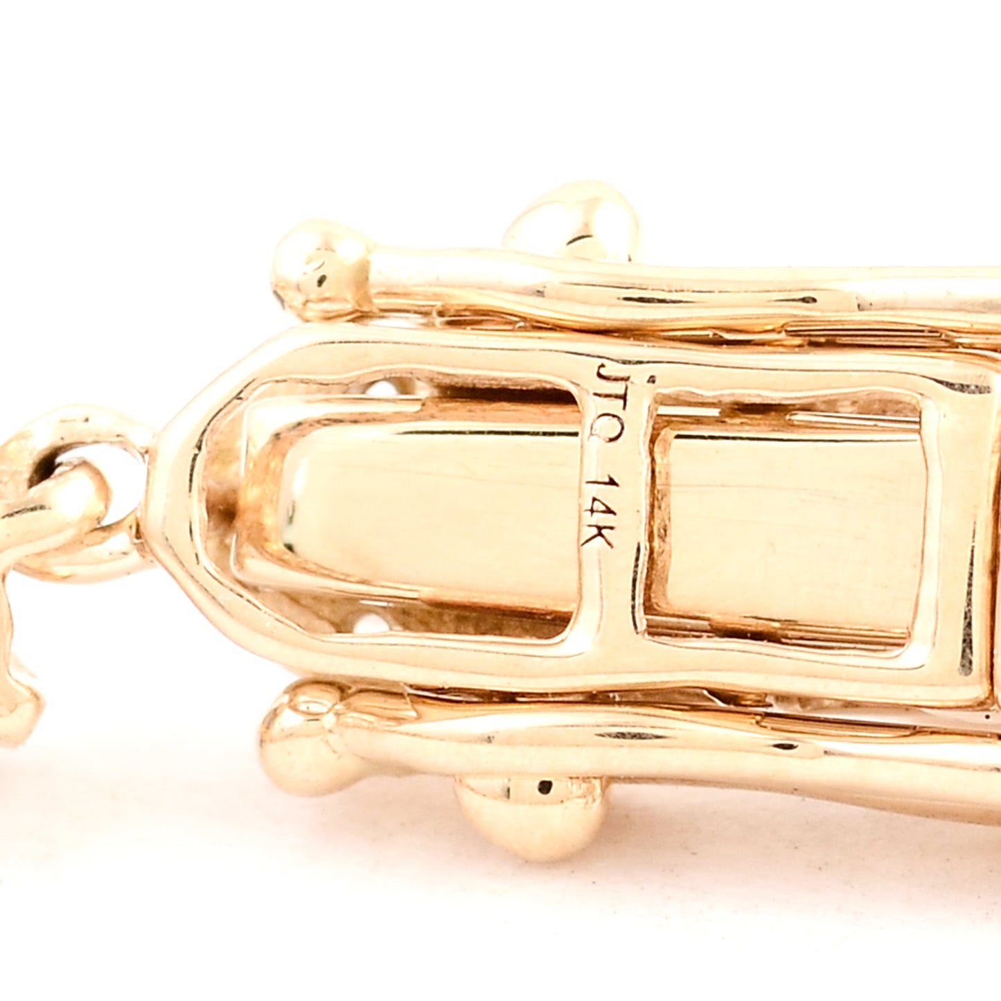 4.45 Ct Oval Sapphire 14K Gold Bracelet