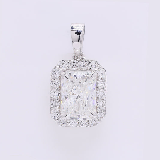 2.35 Carats Lab Grown Diamond 14K Gold Pendant