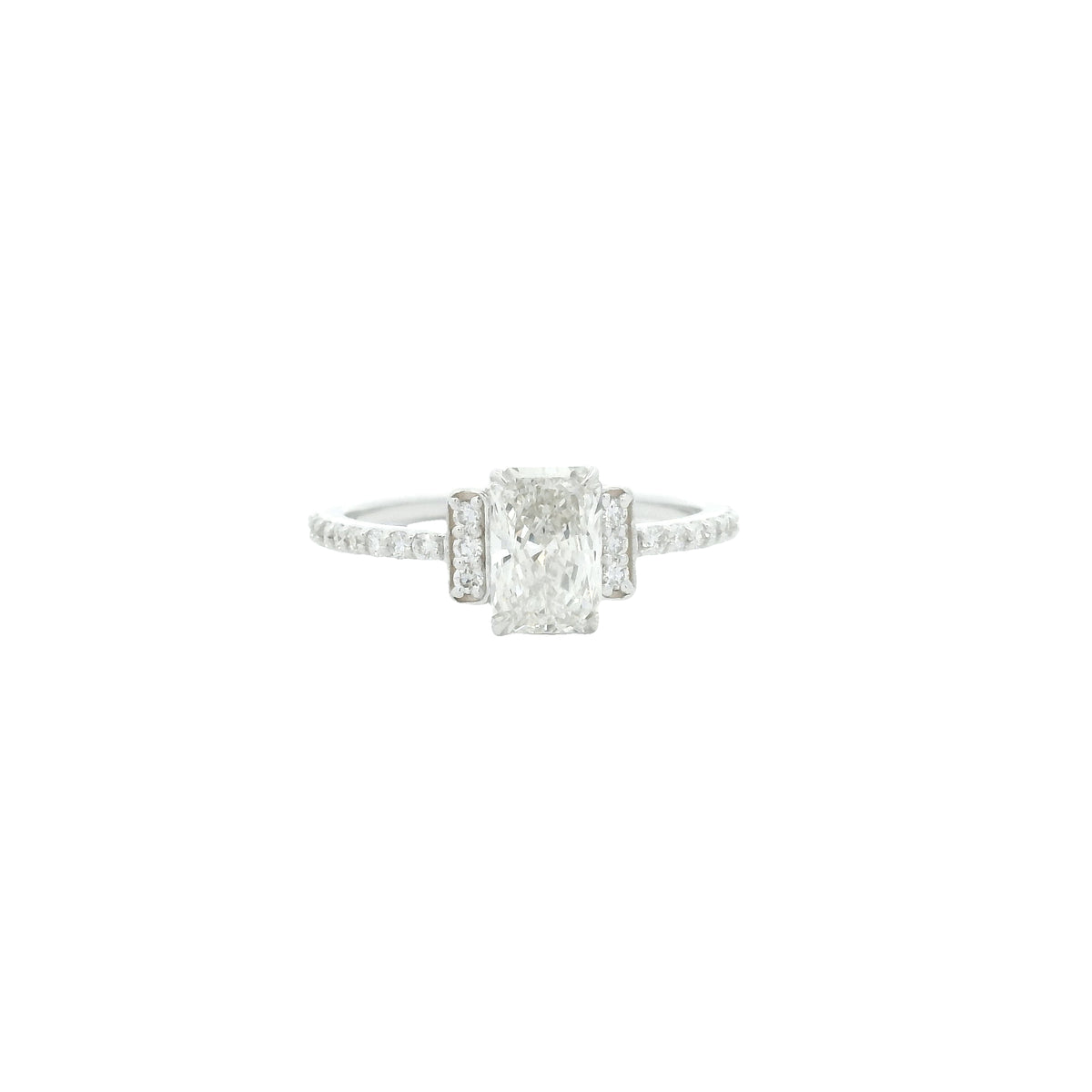 1.29 Carats Lab Grown Diamond 14K Gold Ring