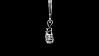 3.34 Ct Round Lab Grown Diamond 14K Gold Pendant