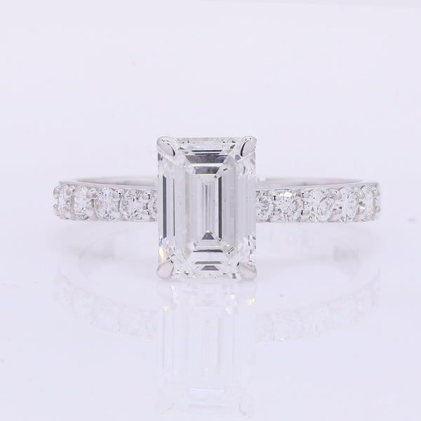 2.31 Carats Lab Grown Diamond 14K Gold Ring