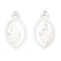 6.33 Carat Lab Grown Diamond 14K Gold Earrings