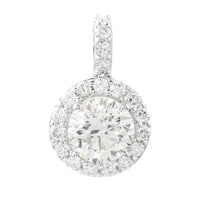 1.95 Carats Lab Grown Diamond 14K Gold Pendant