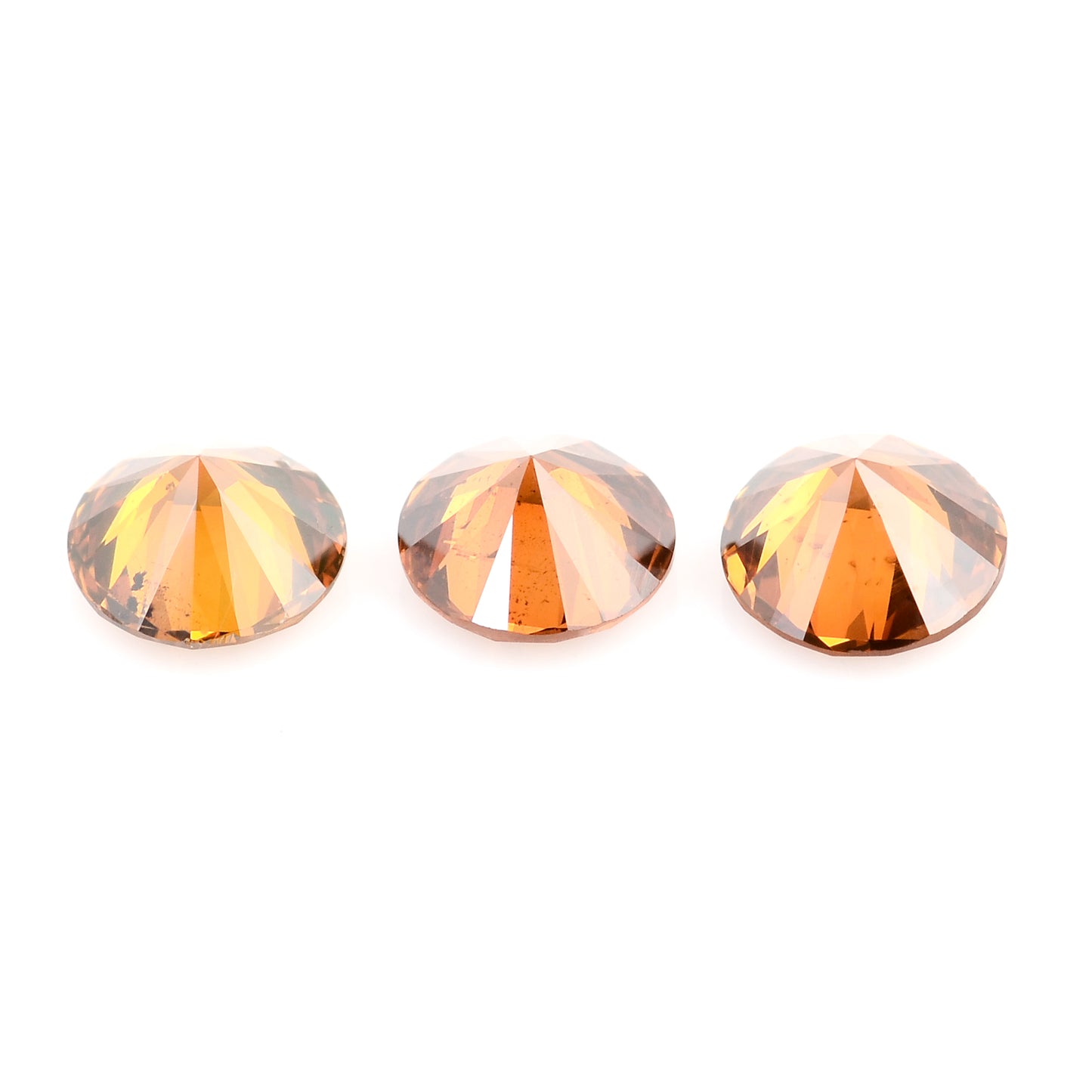 0.55 Red Diamond Round Loose Gemstone