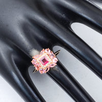 1.57 Ct Square Tourmaline 14K Gold Ring