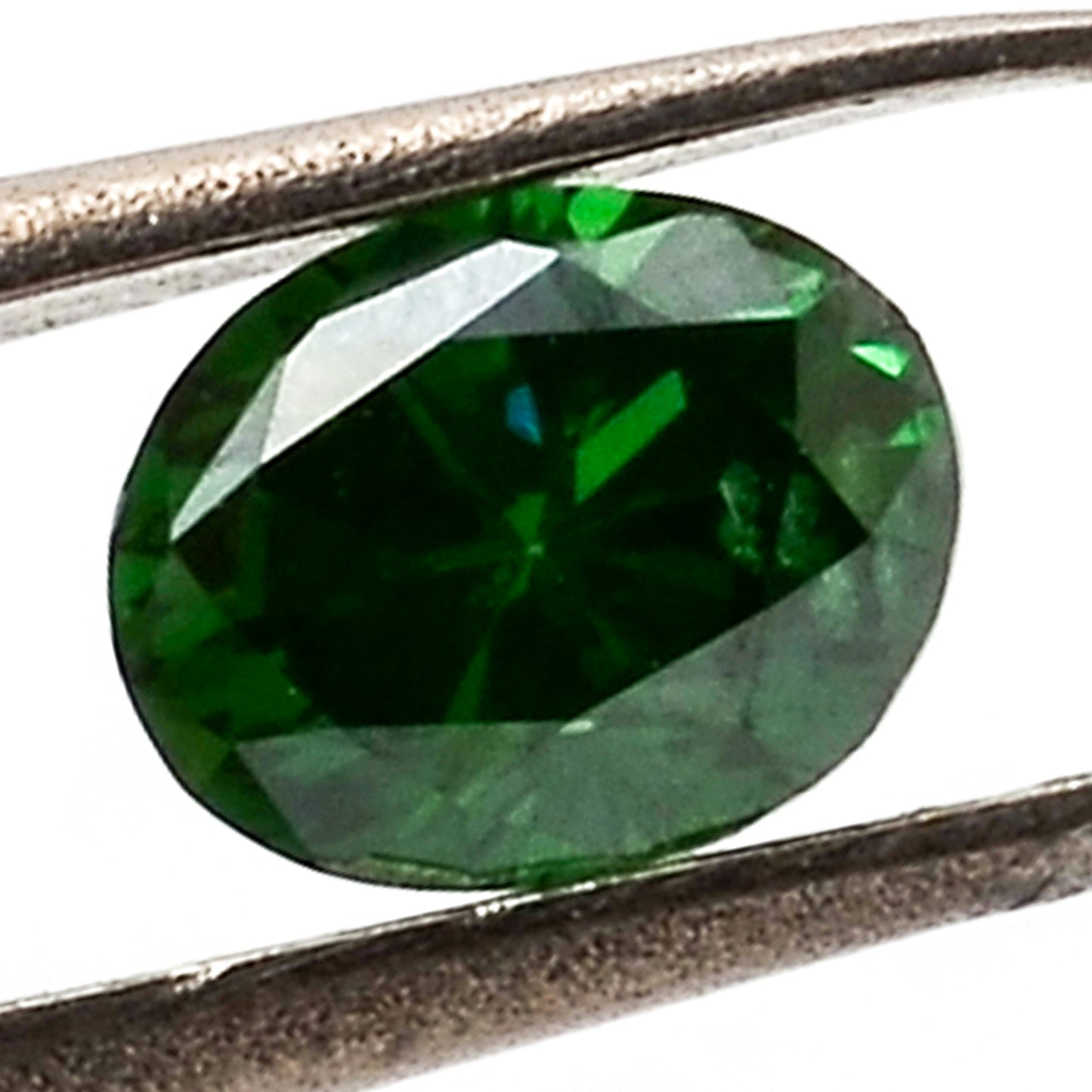 0.26 Green Diamond Oval Loose Diamond