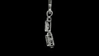 4.07 Carats Lab Grown Diamond 14K Gold Pendant