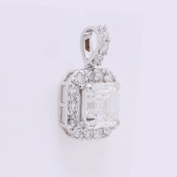 2.43 Carats Lab Grown Diamond 14K Gold Pendant