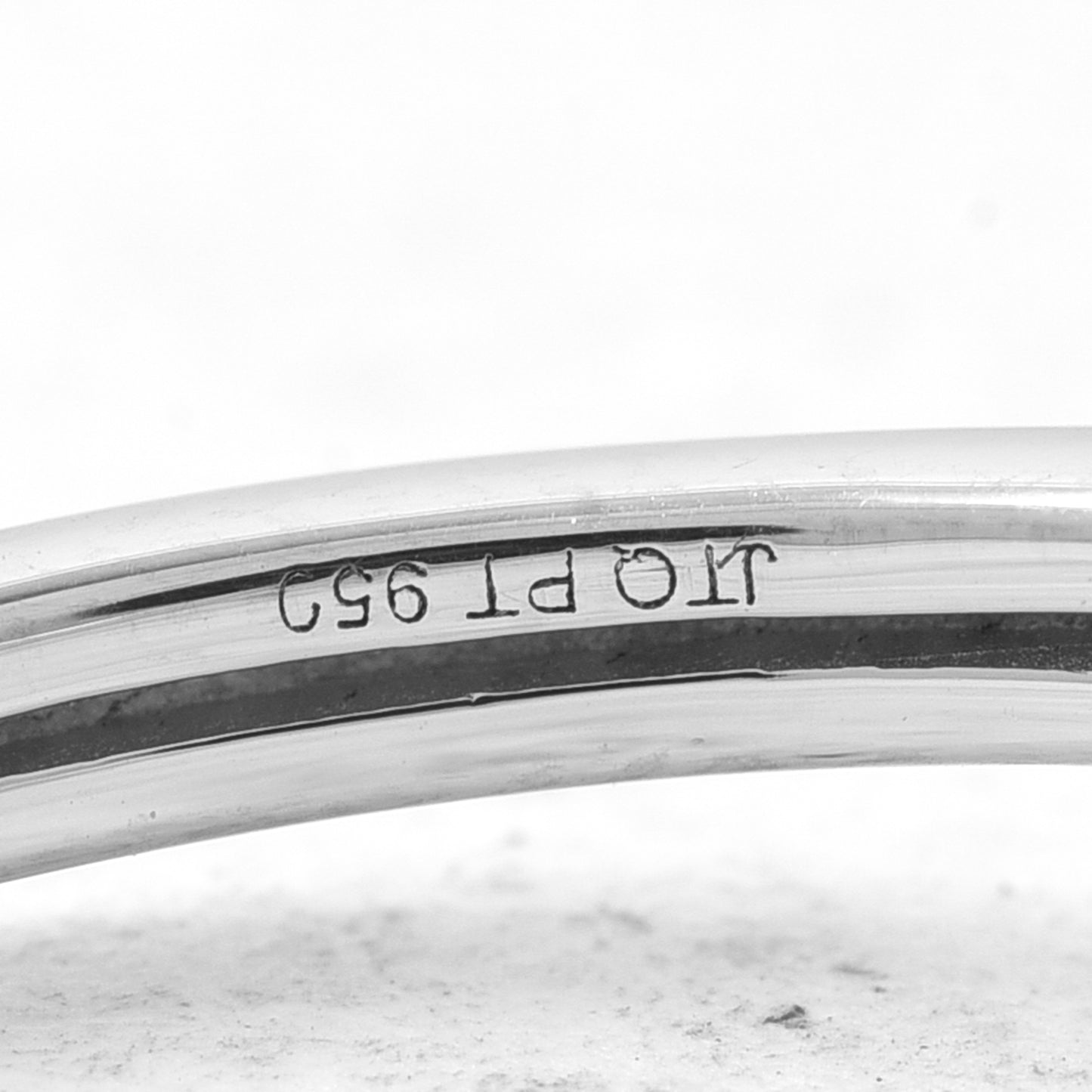 3.07 Ct Asscher Lab Grown Diamond 950 Platinum Ring