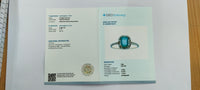 1.29 Ct Octagon Step Cut Natural Emerald 14K Gold Ring