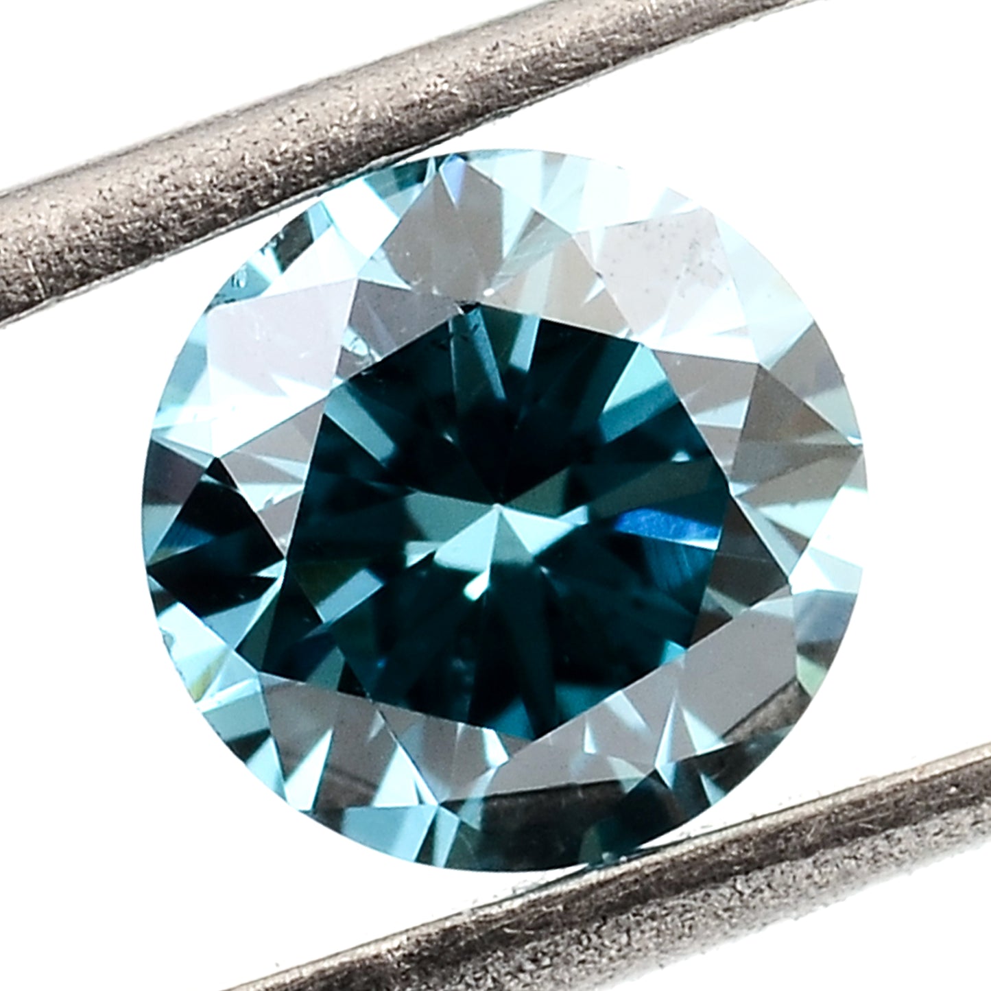 0.70 Blue Diamond Round Loose Gemstone