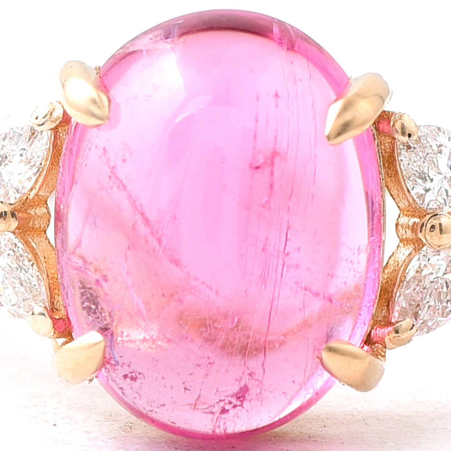 2.62 Ct Oval Tourmaline 14K Gold Ring