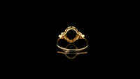 2.20 Ct Oval Natural Sapphire 14K Gold Ring