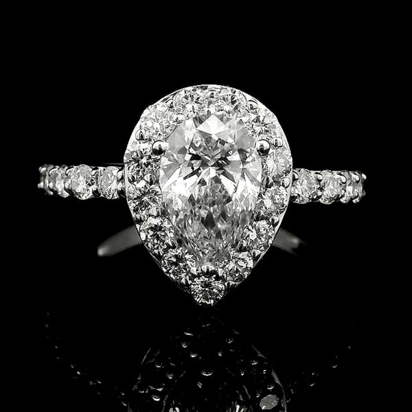 1.96 Carats Lab Grown Diamond 14K Gold Ring