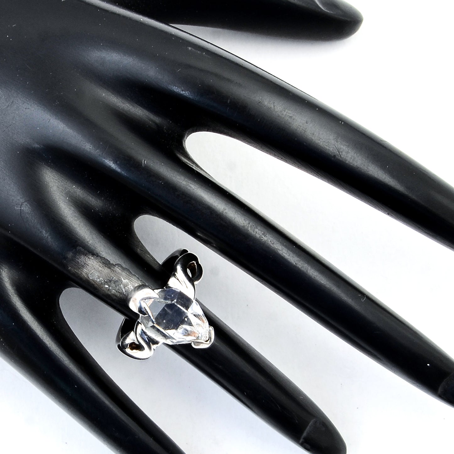 5.26 Ct Crystal 925 Sterling Silver Ring