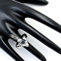 5.26 Ct Crystal 925 Sterling Silver Ring