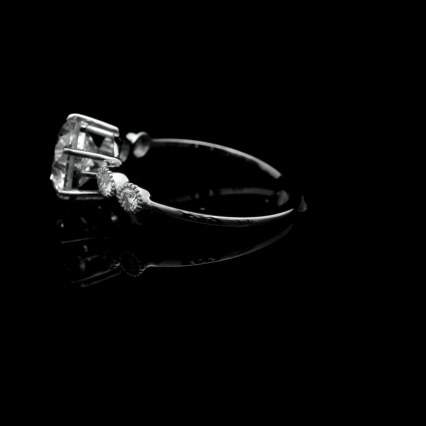 2.23 Ct Round Lab Grown Diamond 14K Gold Ring