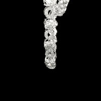 45.16 Ct Round Lab Grown Diamond 14K Gold Necklace