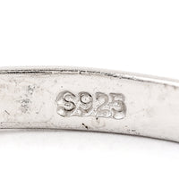 0.00 Ct Plain 925 Sterling Silver Ring