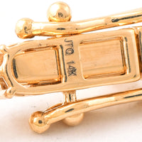 13.90 Ct Natural Emerald 14K Gold Bracelet