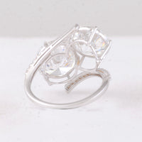 8.37 Carats Lab Grown Diamond 14K Gold Ring