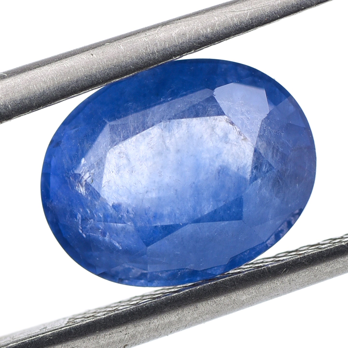 3.77 Natural Corundum Sapphire Oval Mixed Cut Gemstone